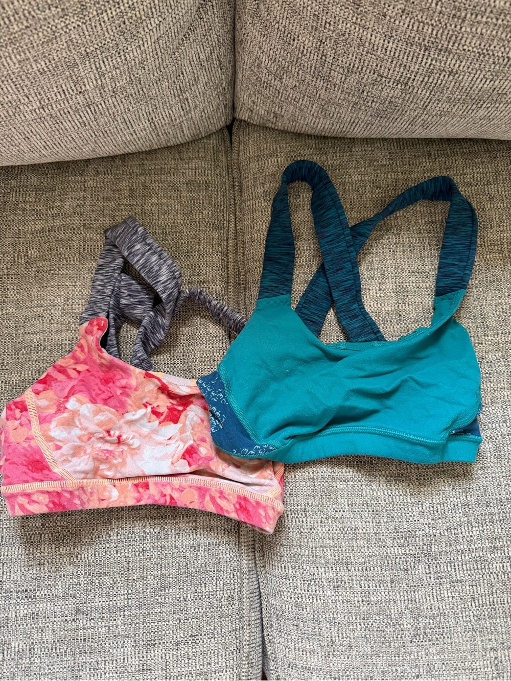 Women’s Floral & Teal Sports Bras - Pack of 2